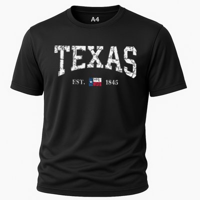 Texas Texas State Flag Distressed Performance Shirt
