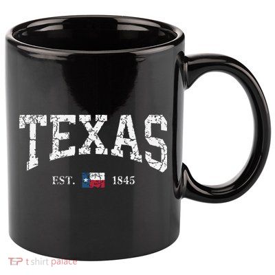 Texas Texas State Flag Distressed 11oz C Handle Ceramic Mug