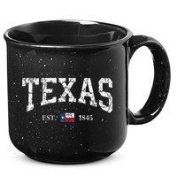 Texas Texas State Flag Distressed 15oz Campfire Ceramic Mug