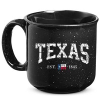 Texas Texas State Flag Distressed 15oz Campfire Ceramic Mug