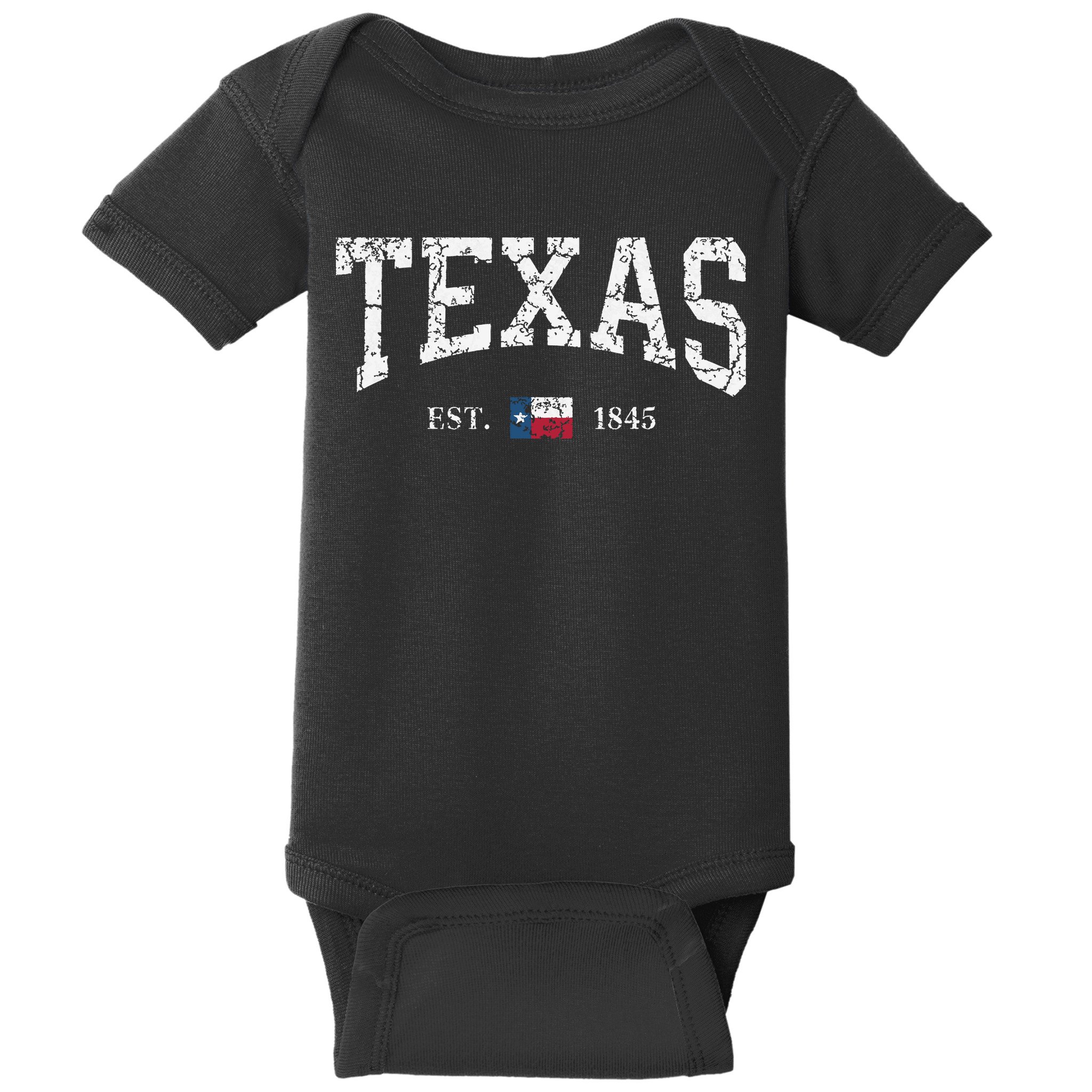 Texas Texas State Flag Distressed Baby Bodysuit
