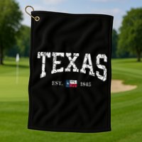Texas Texas State Flag Distressed Golf Towel