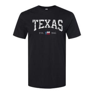 Texas Texas State Flag Distressed Softstyle CVC T-Shirt