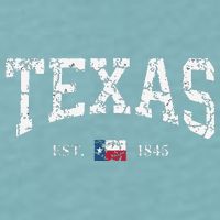 Texas Texas State Flag Distressed Sueded Cloud Jersey T-Shirt
