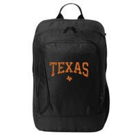 Texas Texas State Map Distressed City Backpack