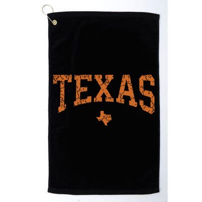 Texas Texas State Map Distressed Golf Towel