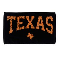 Texas Texas State Map Distressed Microfiber Hand Towel