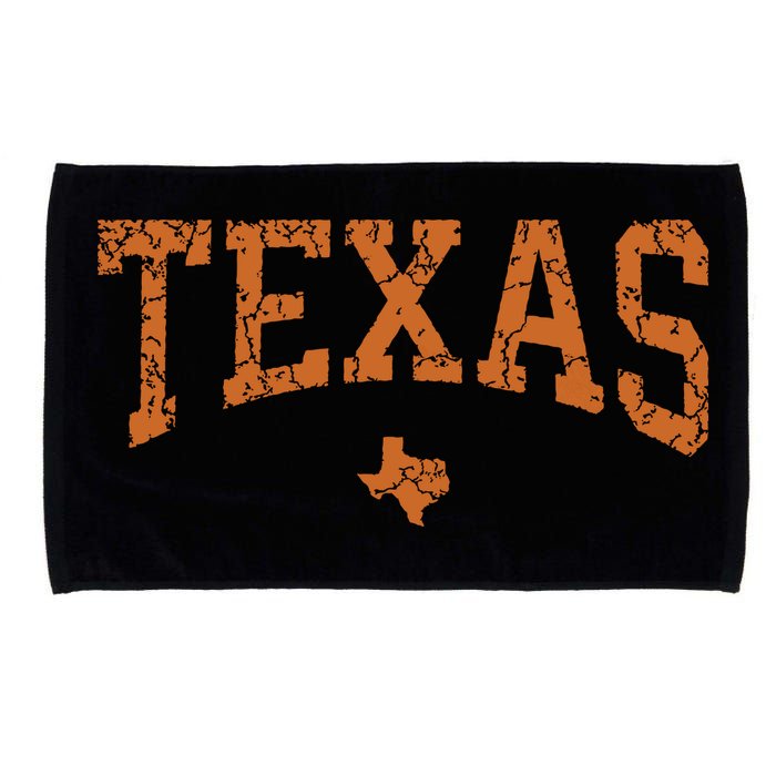 Texas Texas State Map Distressed Microfiber Hand Towel