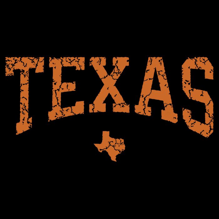 Texas Texas State Map Distressed Visor