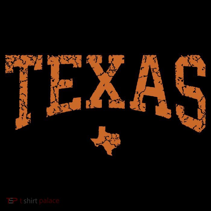 Texas Texas State Map Distressed Kids T-Shirt