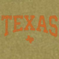 Texas Texas State Map Distressed Garment-Dyed Women's Muscle Tee