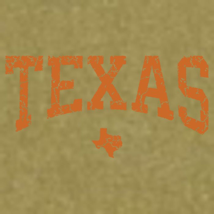 Texas Texas State Map Distressed Garment-Dyed Women's Muscle Tee