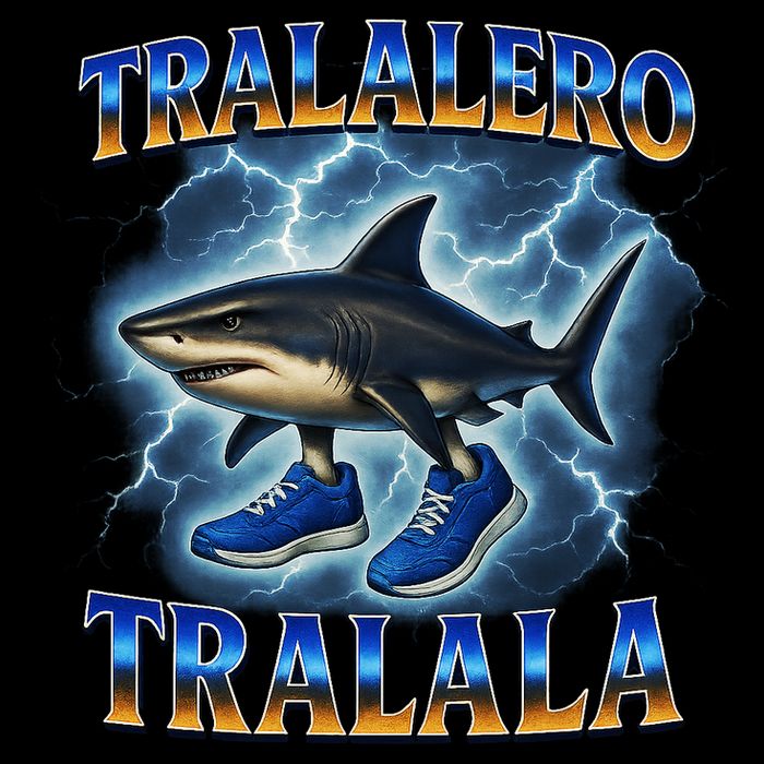 Tralalero Tralala Shark Music Meme Bootle Impact Tech Backpack