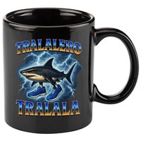 Tralalero Tralala Shark Music Meme Bootle 11oz C Handle Ceramic Mug
