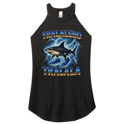 Tralalero Tralala Shark Music Meme Bootle Women's Perfect Tri Rocker Tank