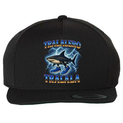 Tralalero Tralala Shark Music Meme Bootle Wool Snapback Cap