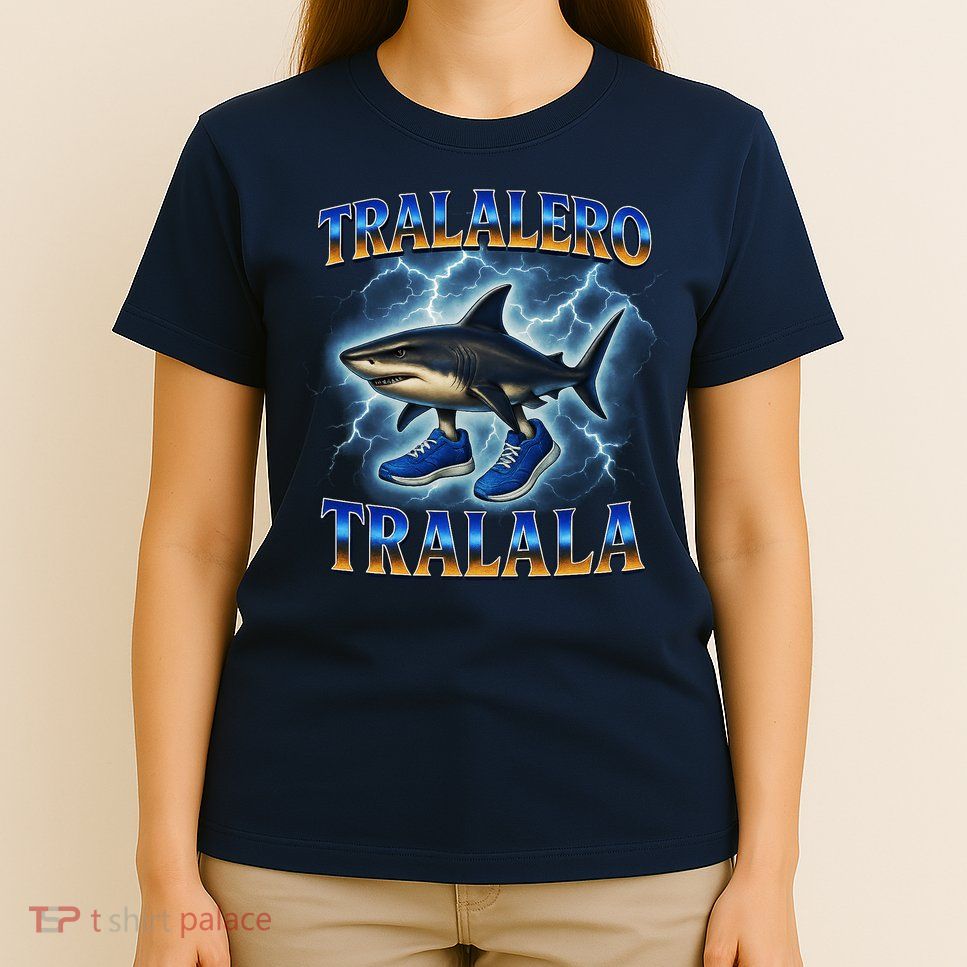 Tralalero Tralala Shark Music Meme Bootle T-Shirt