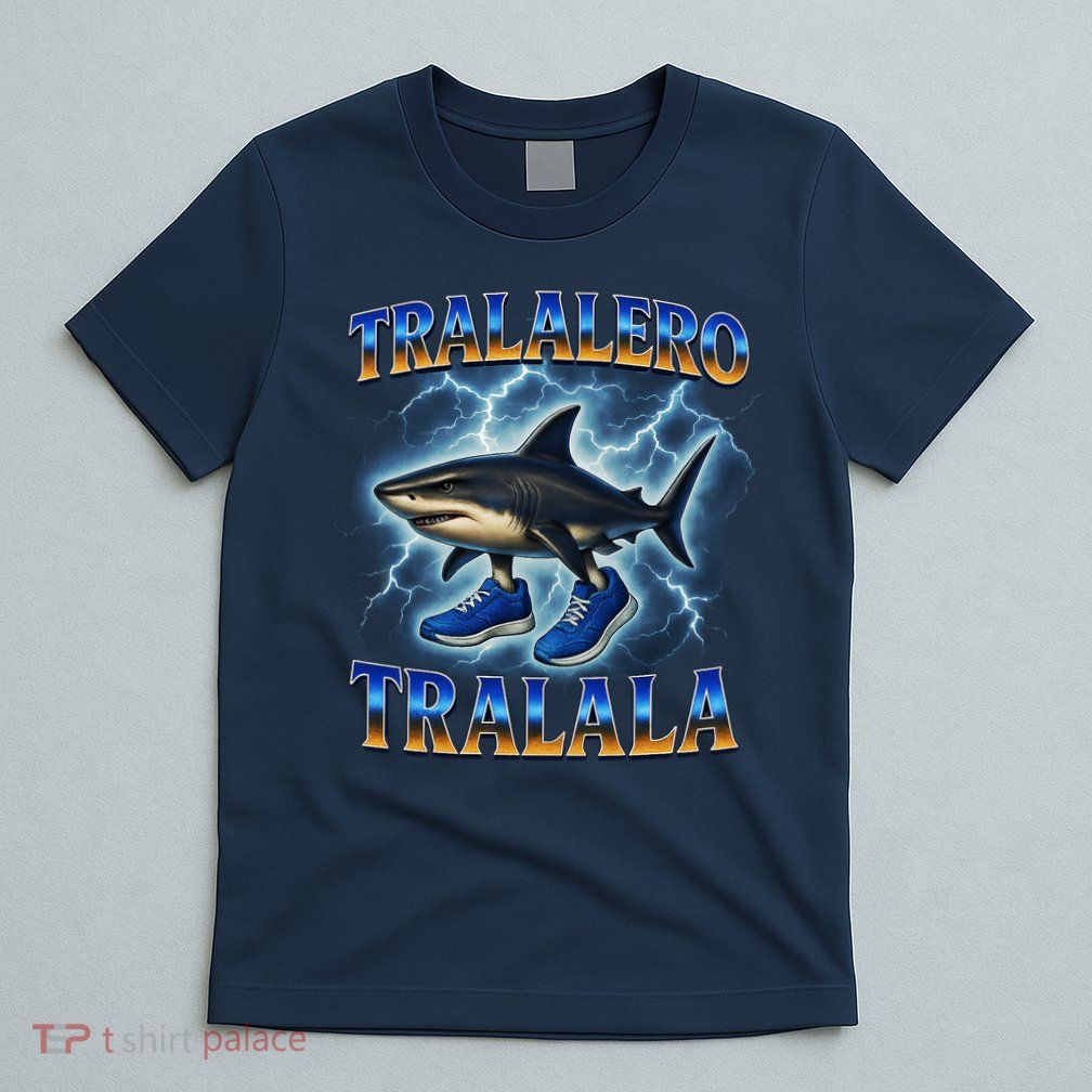 Tralalero Tralala Shark Music Meme Bootle T-Shirt
