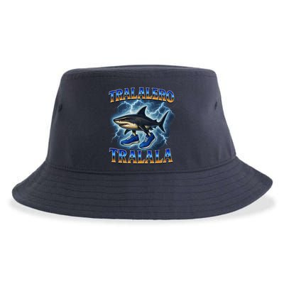 Tralalero Tralala Shark Music Meme Bootle Sustainable Bucket Hat