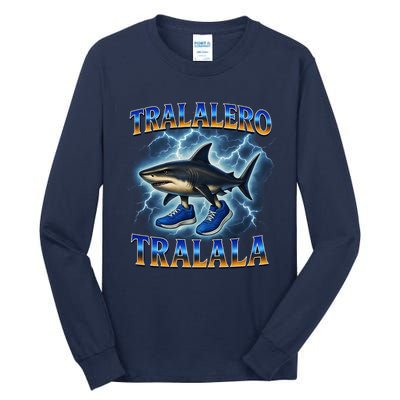 Tralalero Tralala Shark Music Meme Bootle Tall Long Sleeve T-Shirt