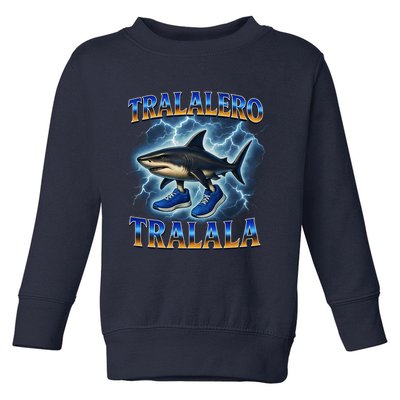 Tralalero Tralala Shark Music Meme Bootle Toddler Sweatshirt