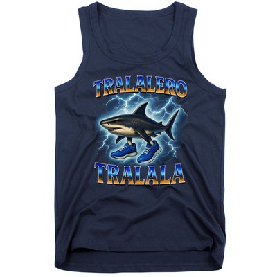 Tralalero Tralala Shark Music Meme Bootle Tank Top