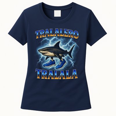 Tralalero Tralala Shark Music Meme Bootle Womens T-Shirt