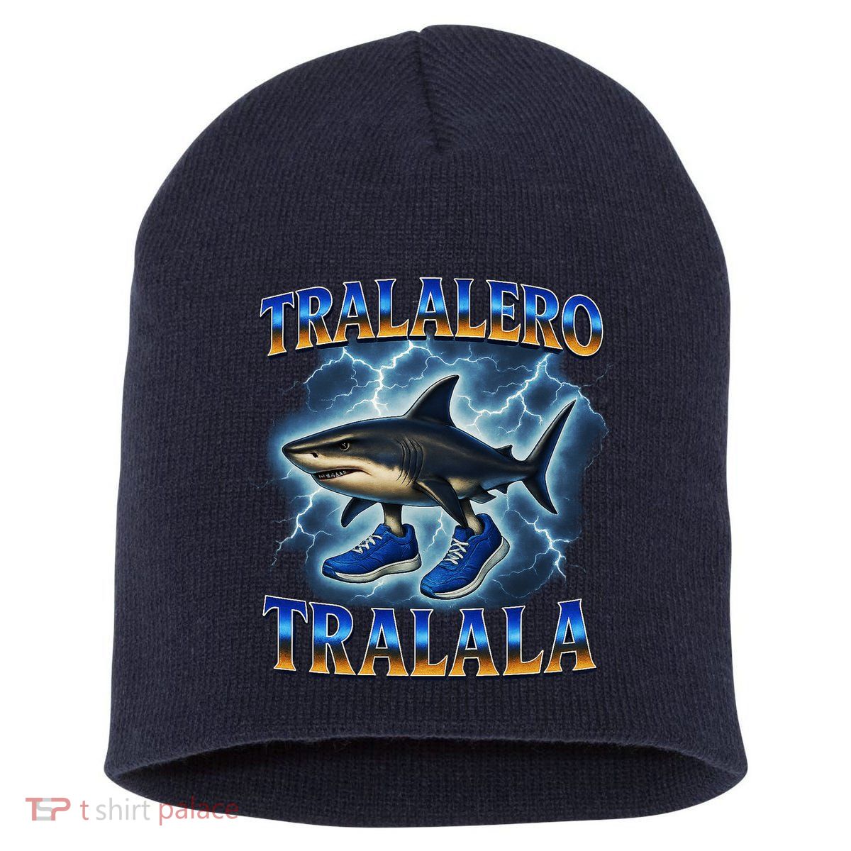 Tralalero Tralala Shark Music Meme Bootle Short Acrylic Beanie