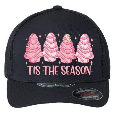 Tis The Season Christmas Cookie Holiday Flexfit Unipanel Trucker Cap