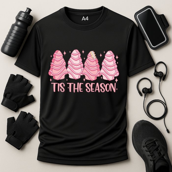 Tis The Season Christmas Cookie Holiday Cooling Performance Crew T-Shirt