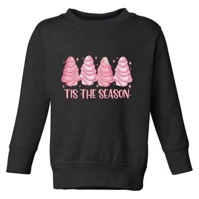 Tis The Season Christmas Cookie Holiday Toddler Sweatshirt