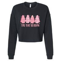 Tis The Season Christmas Cookie Holiday Cropped Pullover Crew