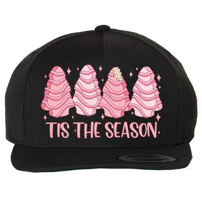 Tis The Season Christmas Cookie Holiday Wool Snapback Cap