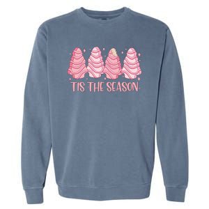 Tis The Season Christmas Cookie Holiday Garment-Dyed Sweatshirt