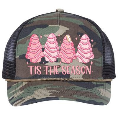 Tis The Season Christmas Cookie Holiday Retro Rope Trucker Hat Cap