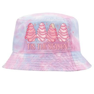 Tis The Season Christmas Cookie Holiday Tie-Dyed Bucket Hat