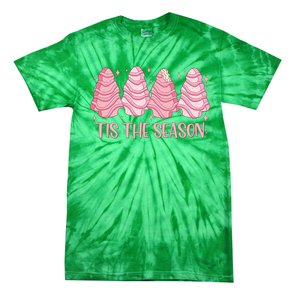 Tis The Season Christmas Cookie Holiday Tie-Dye T-Shirt