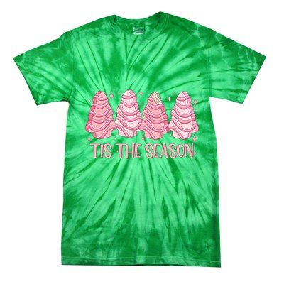 Tis The Season Christmas Cookie Holiday Tie-Dye T-Shirt