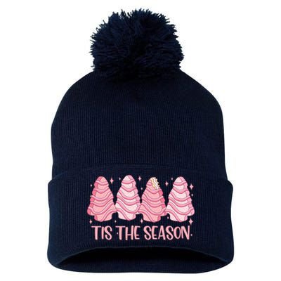 Tis The Season Christmas Cookie Holiday Pom Pom 12in Knit Beanie