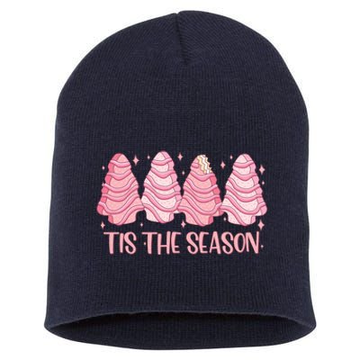 Tis The Season Christmas Cookie Holiday Short Acrylic Beanie