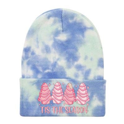 Tis The Season Christmas Cookie Holiday Tie Dye 12in Knit Beanie