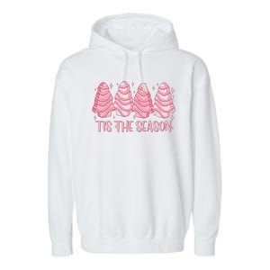 Tis The Season Christmas Cookie Holiday Garment-Dyed Fleece Hoodie