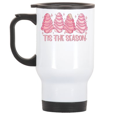 Tis The Season Christmas Cookie Holiday Stainless Steel Travel Mug