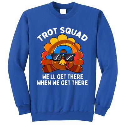 Turkey Trot Squad Funny Thanksgiving Running Costume Gift Sweatshirt