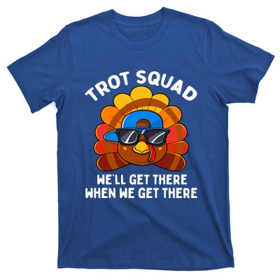 Turkey Trot Squad Funny Thanksgiving Running Costume Gift T-Shirt