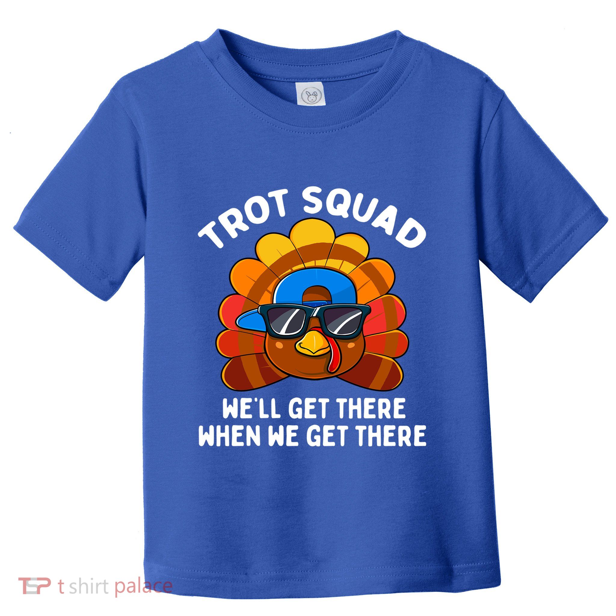 Turkey Trot Squad Funny Thanksgiving Running Costume Gift Toddler T-Shirt