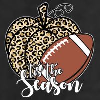 Tis The Season Leopard Pumpkin Football Fall Autumn 11oz C Handle Ceramic Mug