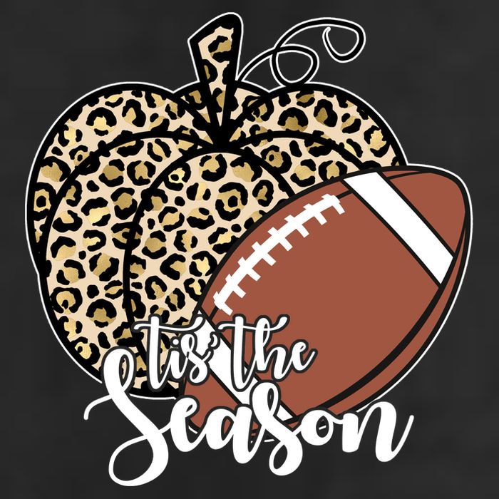 Tis The Season Leopard Pumpkin Football Fall Autumn 11oz C Handle Ceramic Mug