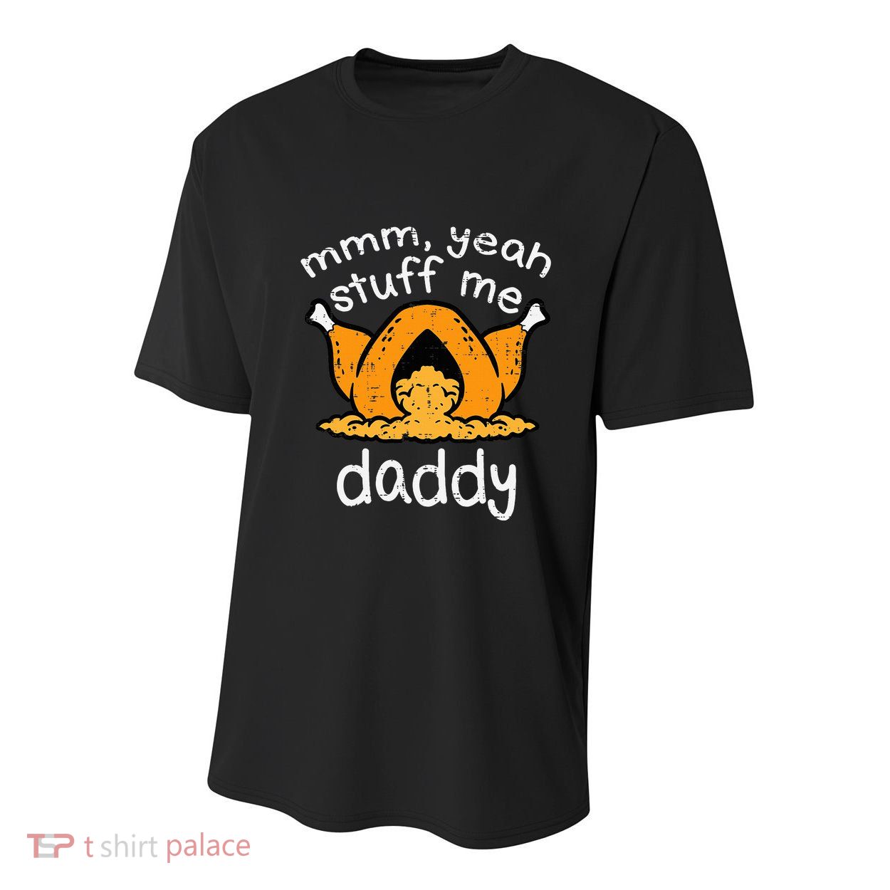 Thanksgiving Turkey Stuff Me Funny Youth Performance Sprint T-Shirt