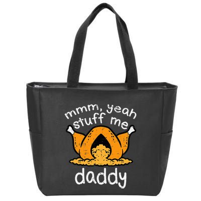 Thanksgiving Turkey Stuff Me Funny Zip Tote Bag